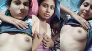 English Sex Video MMS to her partner while nude